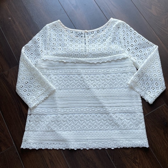 Joie kyndra embroidered lace top - Picture 5 of 7